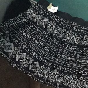 Tribal print skirt